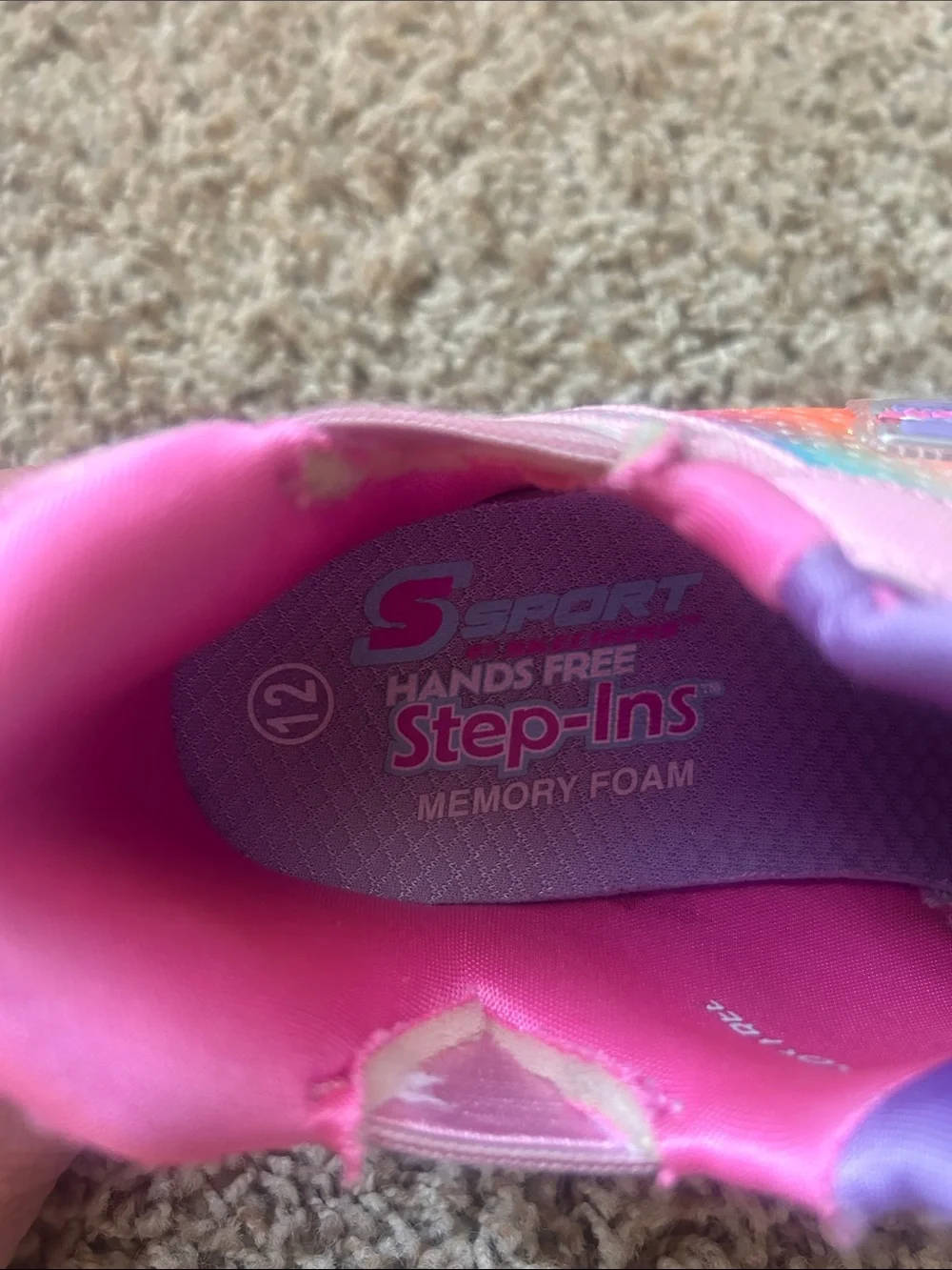 Skechers Pink & Teal Kids Light-Up Sneakers